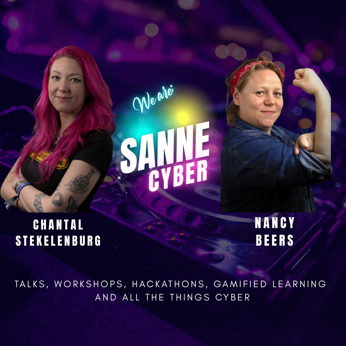 Foto van Nancy en Chantal